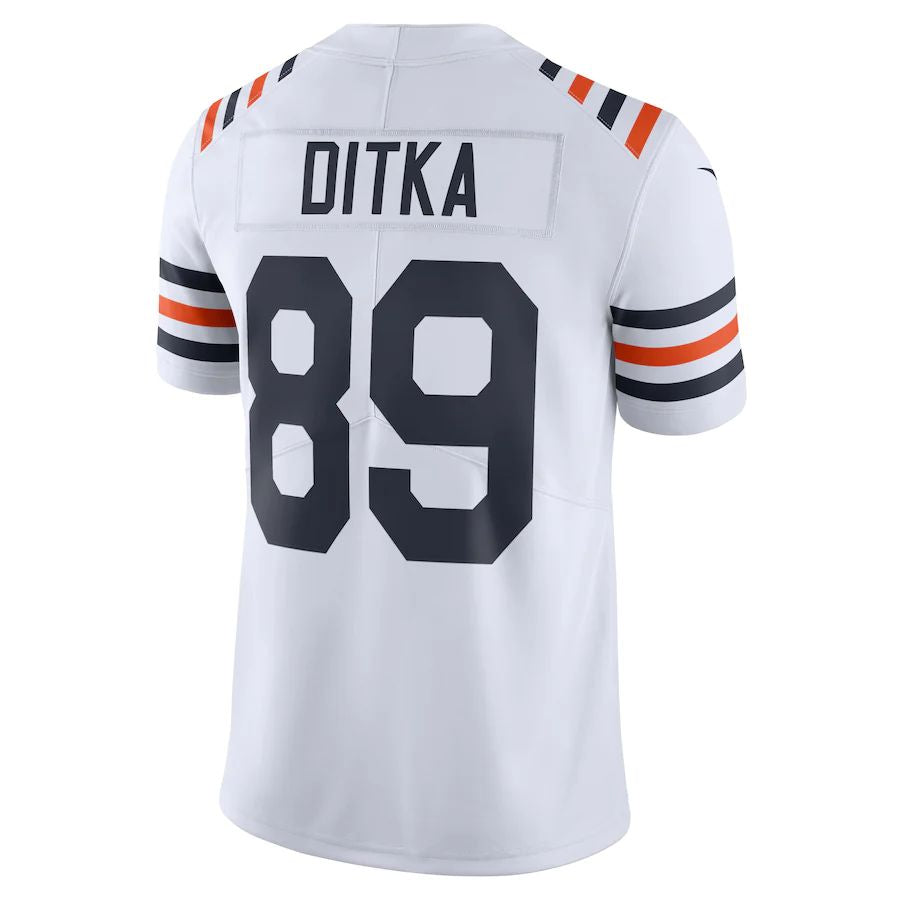 C.Bears #89 Mike Ditka White 2019 Alternate Classic Retired Player Limited Jersey Stitched American Football Jerseys