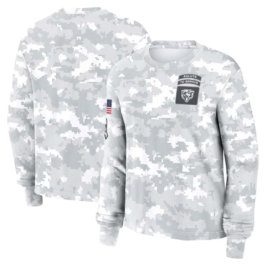 C.Bears 2024 Salute To Service Club Pullover Cheap sale Birthday and Christmas gifts Stitched American Football Jerseys