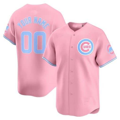 Custom Chicago Cubs Bubblegum Pink Vapor Premier Limited– All Stitched Baseball Jersey