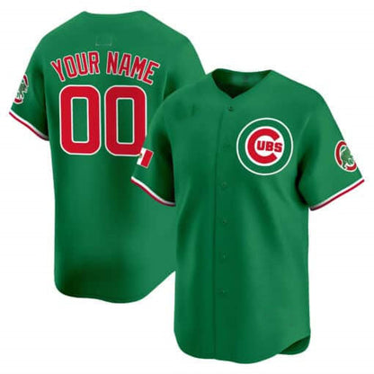 Custom Chicago Cubs Mexico Vapor Premier Limited V3– All Stitched Baseball Jersey