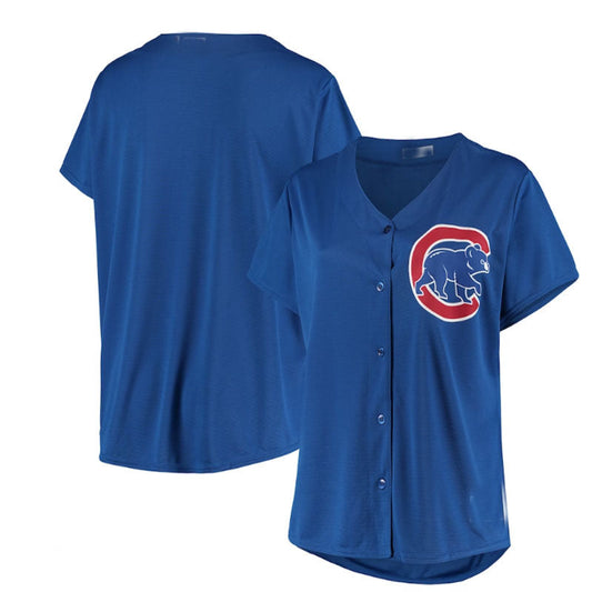 Chicago Cubs Plus Size Sanitized Replica Team Jersey - Royal Baseball Jerseys