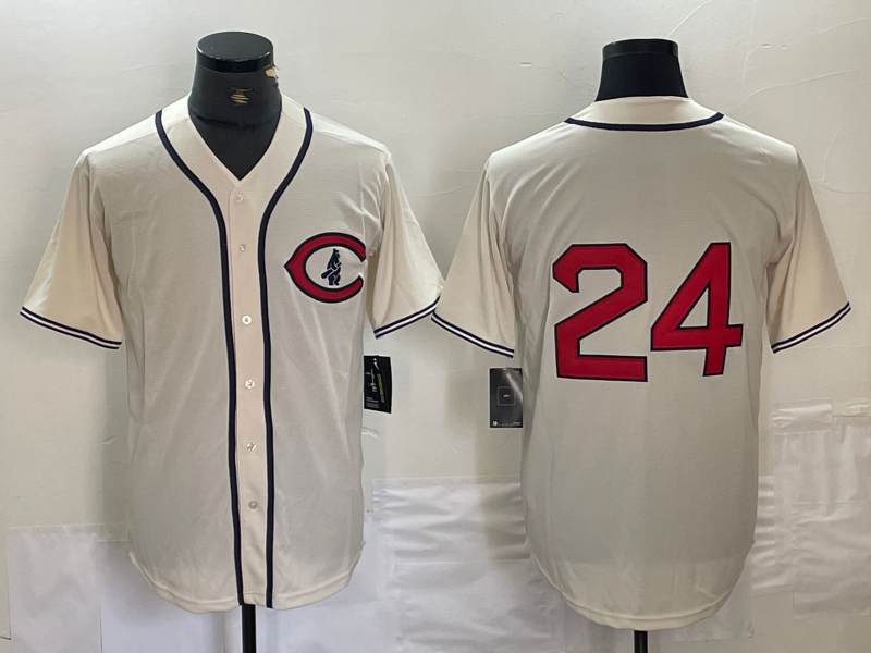 Chicago Cubs #24 Cody Bellinger 2022 Cream Field of Dreams Cool Base Stitched Baseball Jersey