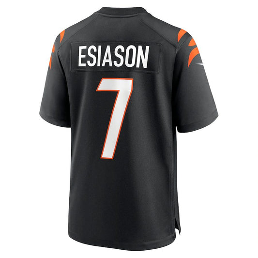 Cincinnati Bengals #7 Boomer Esiason Black Retired Player Jersey Stitched American Football Jerseys