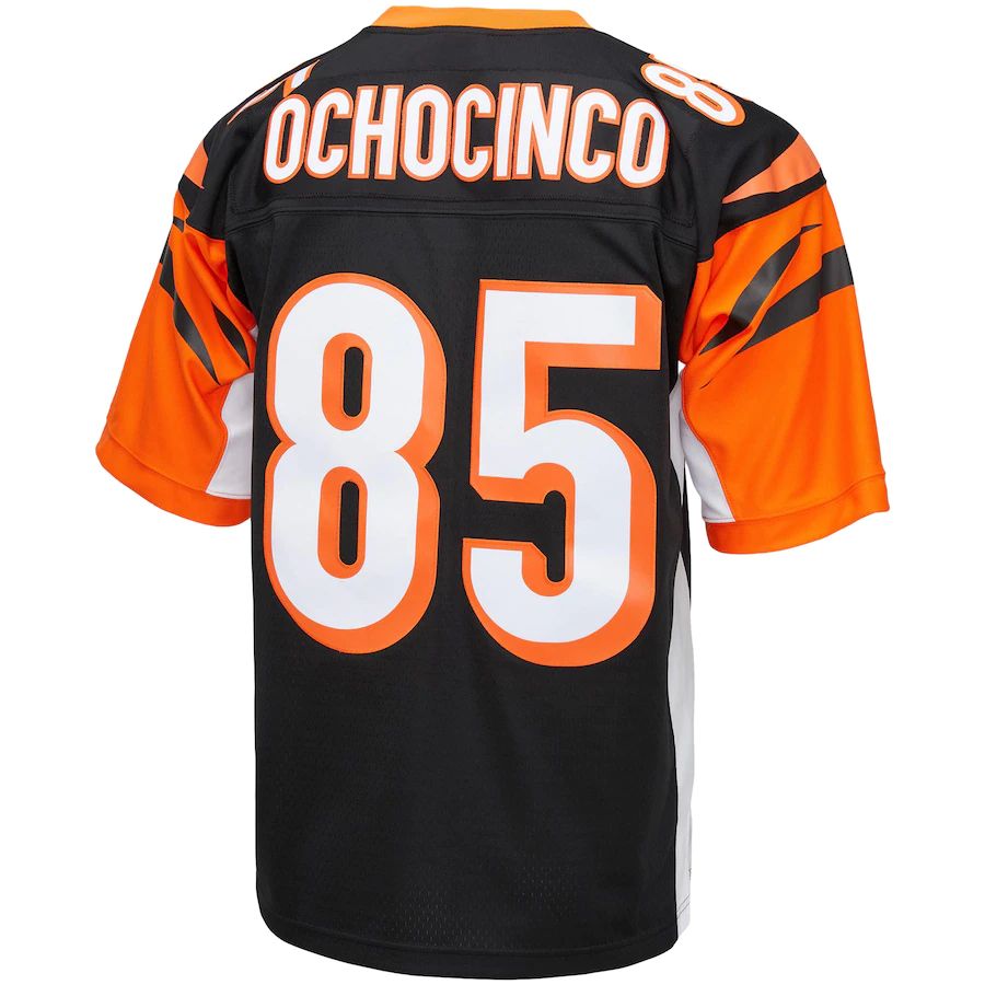 Cincinnati Bengals #85 Chad Ochocinco Mitchell & Ness Black 2009 Legacy Replica Jersey Stitched American Football Jerseys