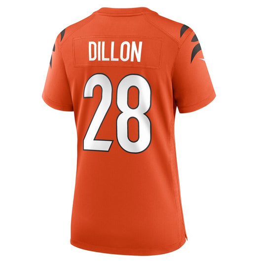 Cincinnati Bengals #28 Corey Dillon Orange Retired Game Jersey Stitched American Football Jerseys