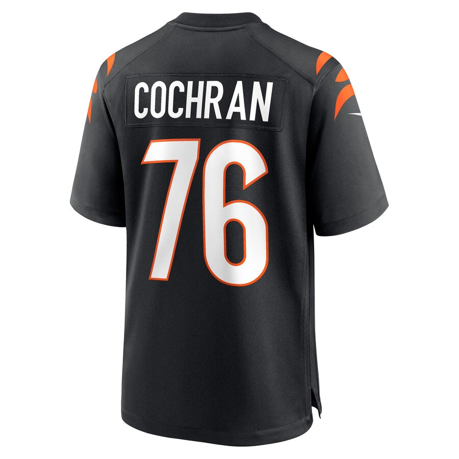 Cincinnati Bengals #76 Devin Cochran Black Game Player Jersey Stitched American Football Jerseys