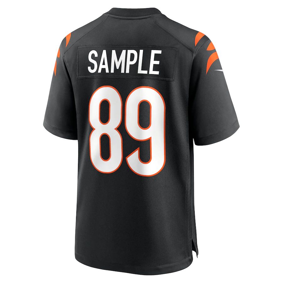 Cincinnati Bengals #89 Drew Sample Black Game Jersey Stitched American Football Jerseys