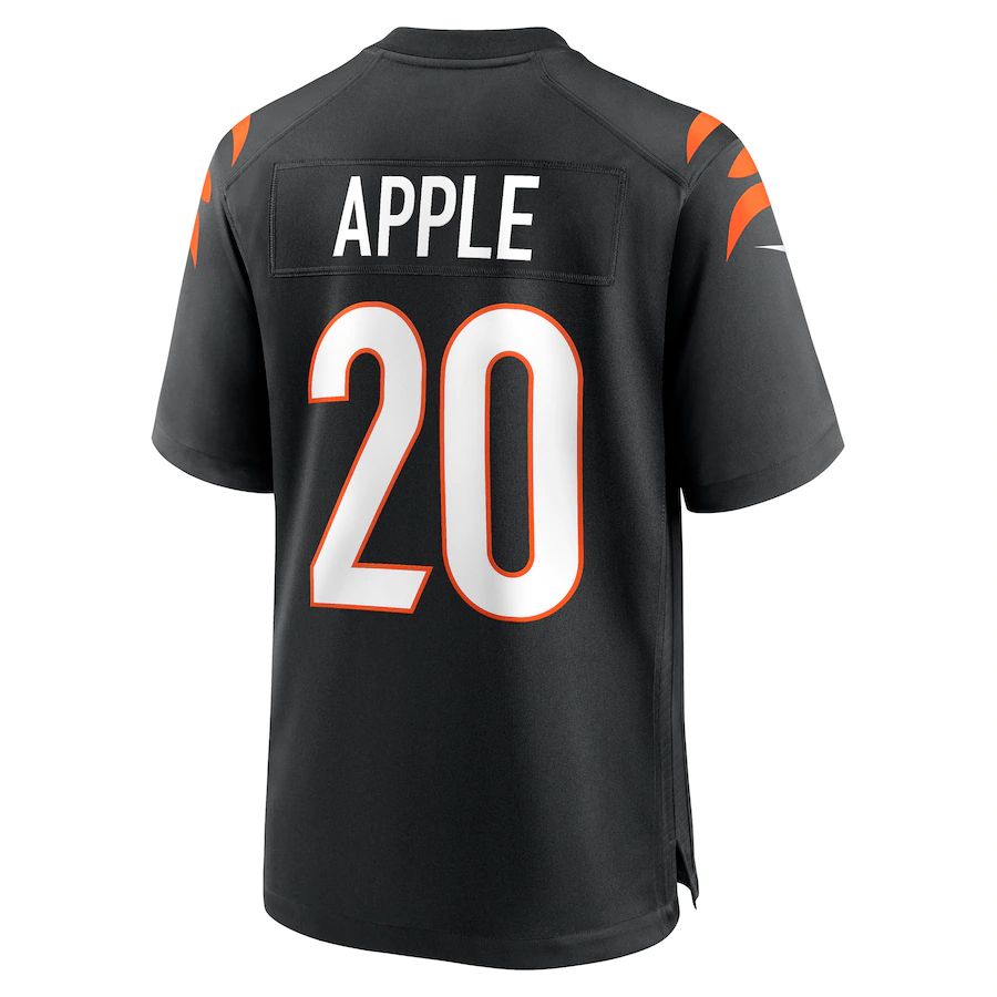 Cincinnati Bengals #20 Eli Apple Black Game Jersey Stitched American Football Jerseys