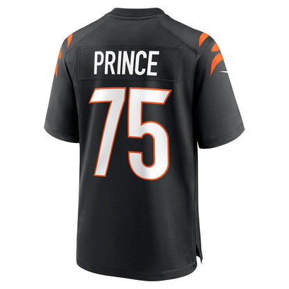 Cincinnati Bengals #75 Isaiah Prince Black Game Player Jersey Stitched American Football Jerseys