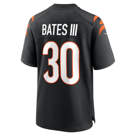 Cincinnati Bengals #30 Jessie Bates III Black Game Jersey Stitched American Football Jerseys