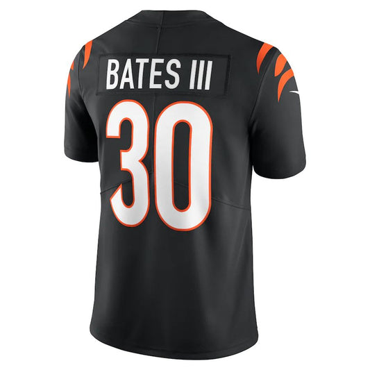 Cincinnati Bengals #30 Jessie Bates III Black Vapor Limited Jersey Stitched American Football Jerseys