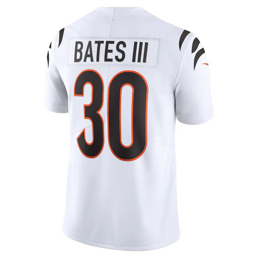 Cincinnati Bengals #30 Jessie Bates III White Vapor Limited Jersey Stitched American Football Jerseys