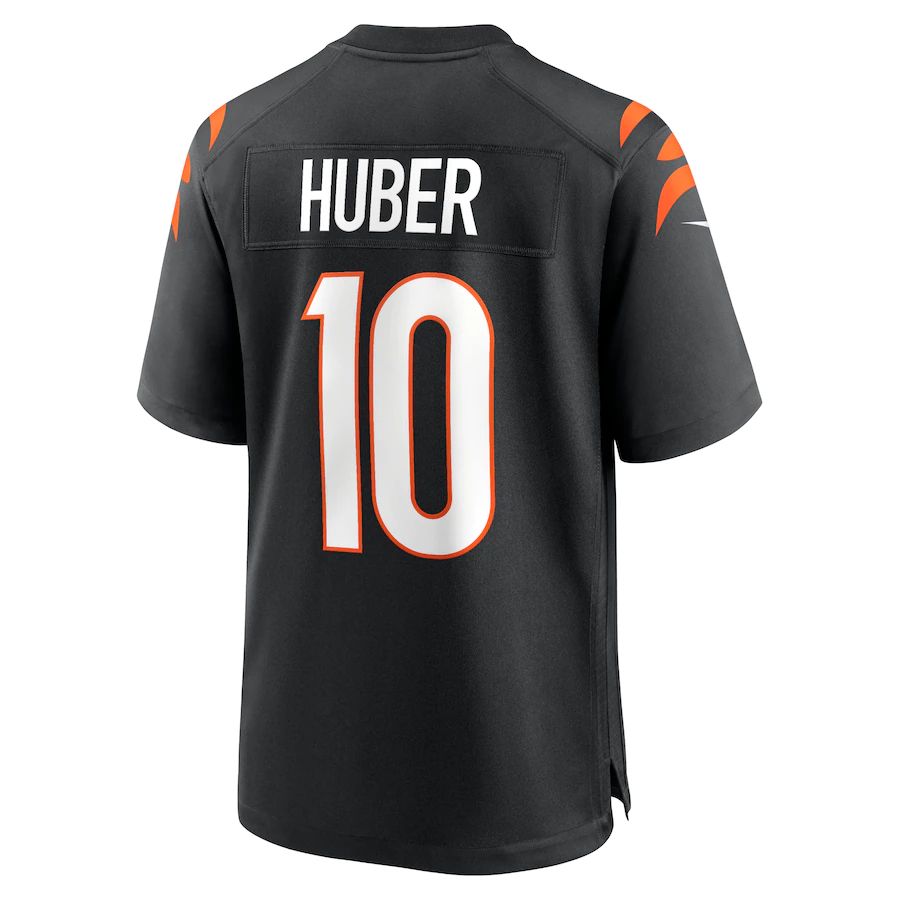 Cincinnati Bengals #10 Kevin Huber Black Game Jersey Stitched American Football Jerseys