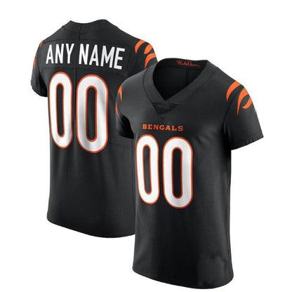 Custom Cincinnati Bengals Black Vapor Elite Custom Jersey American Stitched Football Jerseys