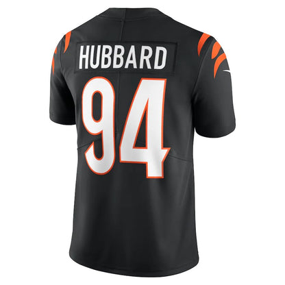 Cincinnati Bengals #94 Sam Hubbard Black Vapor Limited Jersey Stitched American Football Jerseys