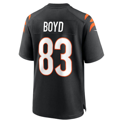 Cincinnati Bengals #83 Tyler Boyd Black Game Jersey Stitched American Football Jerseys