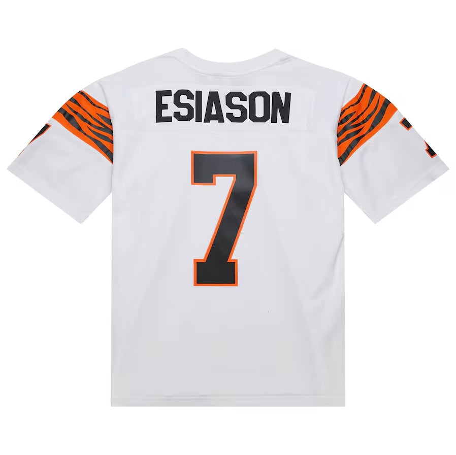 Cincinnati Bengals #7 Boomer Esiason Mitchell & Ness 1984 Legacy Replica Jersey - White American Football Jerseys