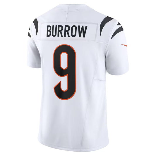 Cincinnati Bengals #9 Joe Burrow Vapor F.U.S.E. Limited Jersey - White American Football Jersey