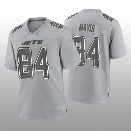 New York Jets #84 Corey Davis Gray Game Atmosphere Jersey Stitched American Football Jerseys