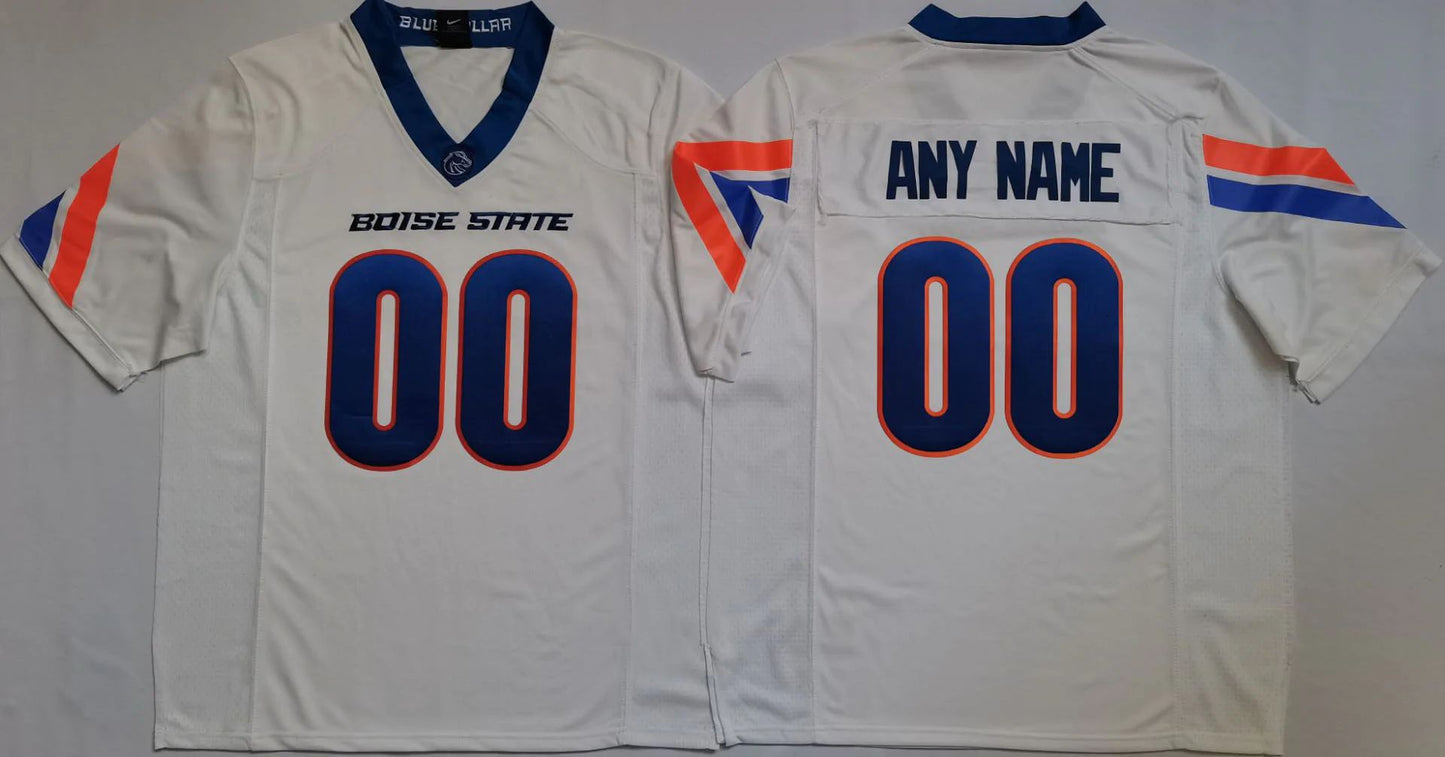 Custom Football Boise State Denver Broncos White Jersey Mens Youth Women Short Sleeve American College Jerseys Football Jerseys