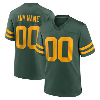 Custom Green Bay PackersPackers Green Stitched Game Jersey Men Youth Women