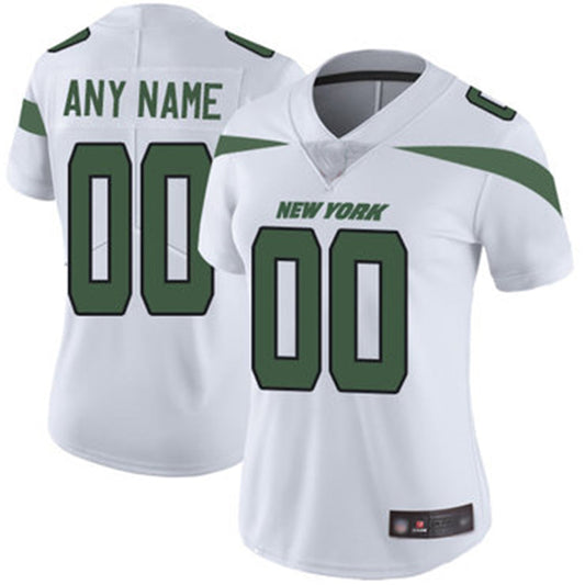 Custom New York Jets Home Road Jersey White Vapor Untouchable Football Limited Jersey American Stitched Jersey Football Jerseys