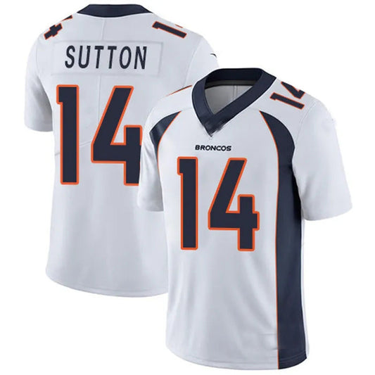 Denver Broncos #14 Courtland Sutton White Game Jersey Stitched American Football Jerseys