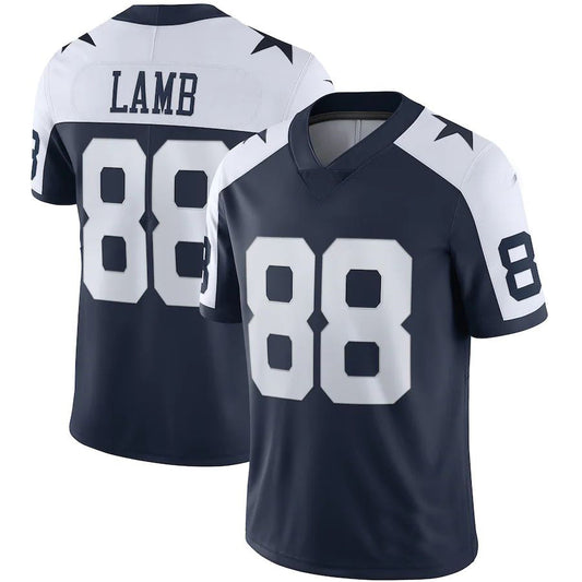 Dallas Cowboys #88 CeeDee Lamb NNavy Alternate Vapor Limited Jersey Stitched American Football Jerseys