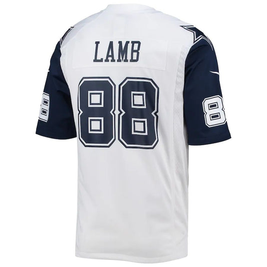 Dallas Cowboys #88 CeeDee Lamb White Alternate Game Jersey Stitched American Football Jerseys