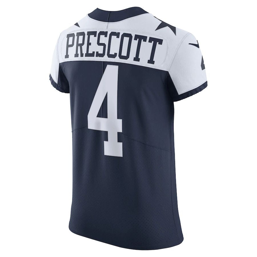 Dallas Cowboys #4 Dak Prescott Navy Alternate Vapor Elite Player Jersey Stitched American Football Jerseys