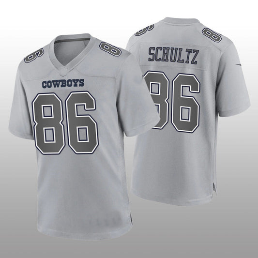 Dallas Cowboys #86 Dalton Schultz Gray Atmosphere Game Jersey Fashion Jersey American Jerseys