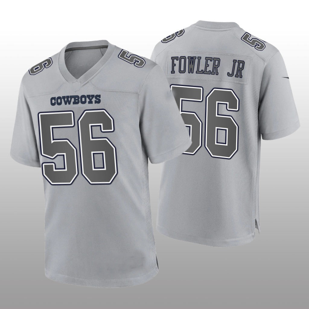 Dallas Cowboys #56 Dante Fowler Jr. Gray Atmosphere Game Jersey Fashion Jersey American Jerseys