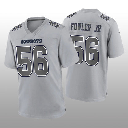 Dallas Cowboys #56 Dante Fowler Jr. Gray Atmosphere Game Jersey Fashion Jersey American Jerseys