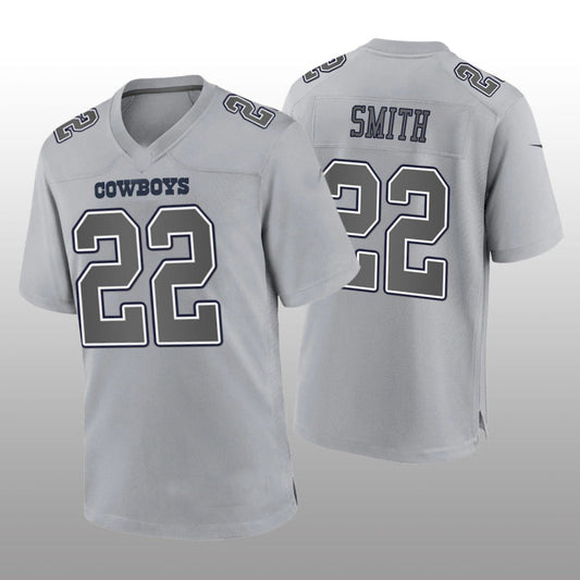 Dallas Cowboys #22 Emmitt Smith Gray Atmosphere Game Retired Player Jersey Fashion Jersey American Jerseys