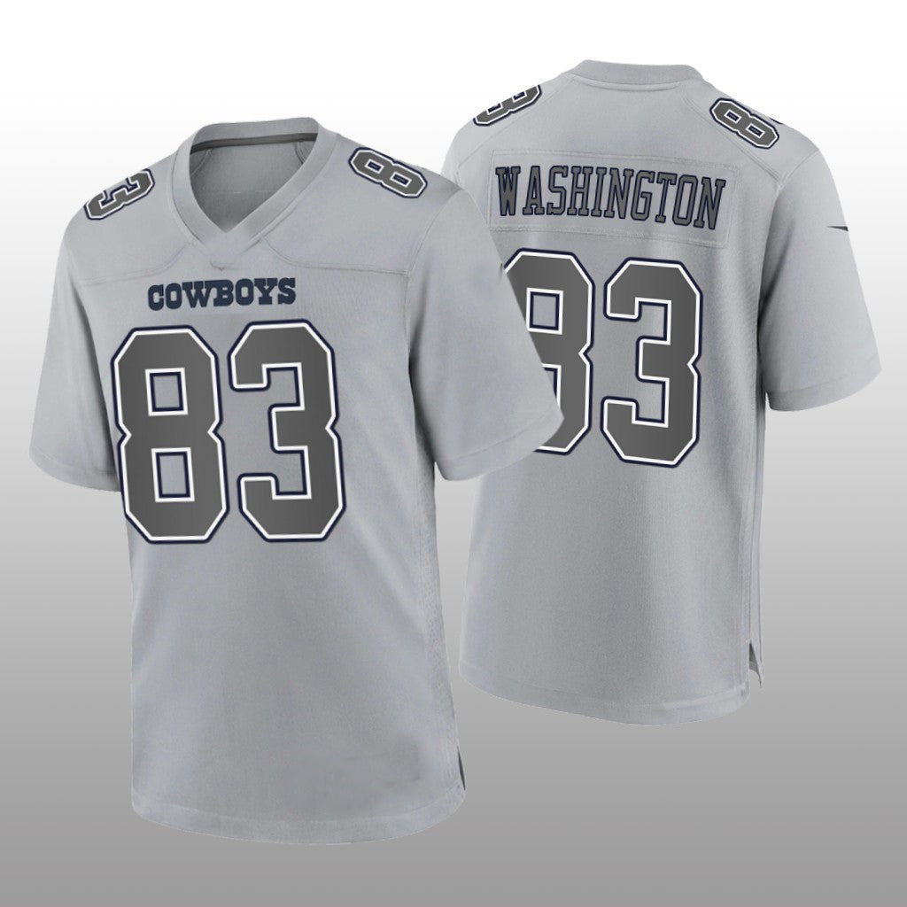 Dallas Cowboys #83 James Washington Gray Atmosphere Game Jersey Fashion Jersey American Jerseys