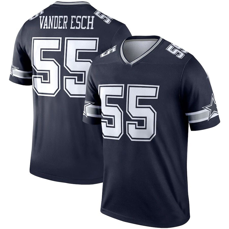 Dallas Cowboys #55 Leighton Vander Esch Navy Legend Player Jersey Stitched American Football Jerseys