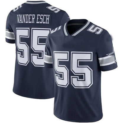 Dallas Cowboys #55 Leighton Vander Esch  Navy Vapor Limited Player Jersey Stitched American Football Jerseys