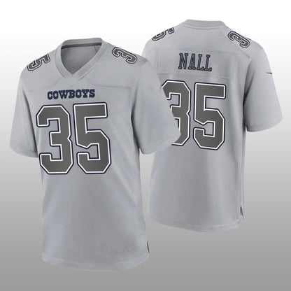 Dallas Cowboys #35 Ryan Nall Gray Atmosphere Game Jersey Fashion Jersey American Jerseys