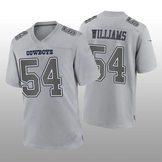 Dallas Cowboys #54 Sam Williams Gray Atmosphere Game Jersey Fashion Jersey American Jerseys