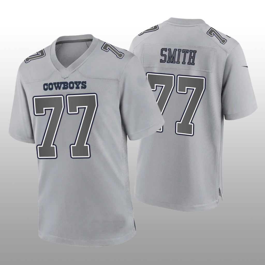 Dallas Cowboys #77 Tyron Smith Gray Atmosphere Game Jersey Fashion Jersey American Jerseys