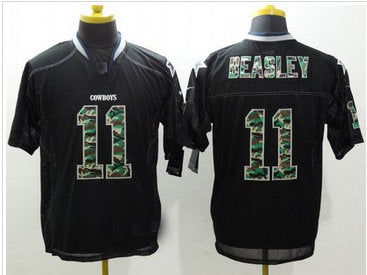 Dallas Cowboys #11 Cole Beasley Black Stitched Elite Camo Fashion Jersey American Jerseys