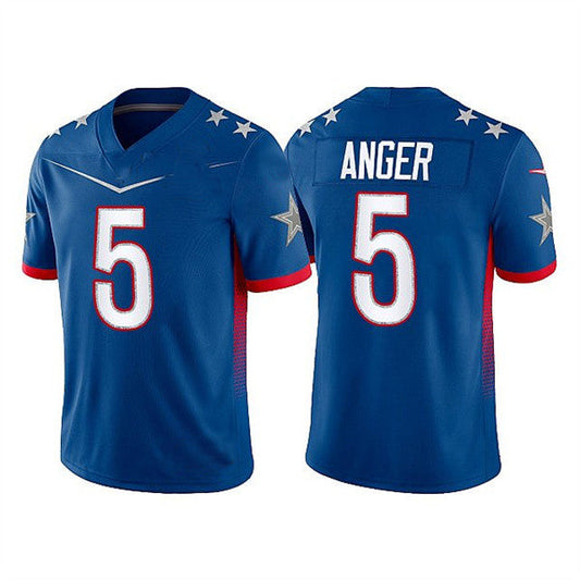 Dallas Cowboys #5 Bryan Anger 2022 Royal Pro Bowl Stitched Jersey American Football Jerseys