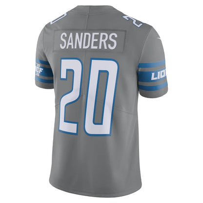 Detroit Lions #20 Barry Sanders Silver Retired Player Vapor Limited Jersey Stitched American Football Jerseys