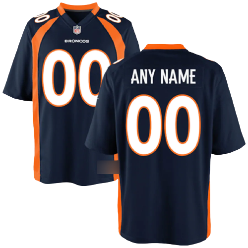 Denver Broncos Navy Blue Alternate Team Jersey