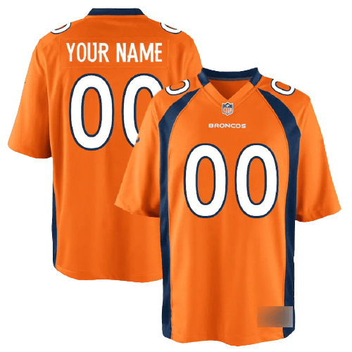 Denver Broncos Home Orange Team Jersey