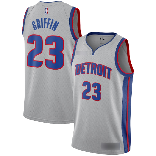 Detroit Pistons Silver Statement Edition Jersey