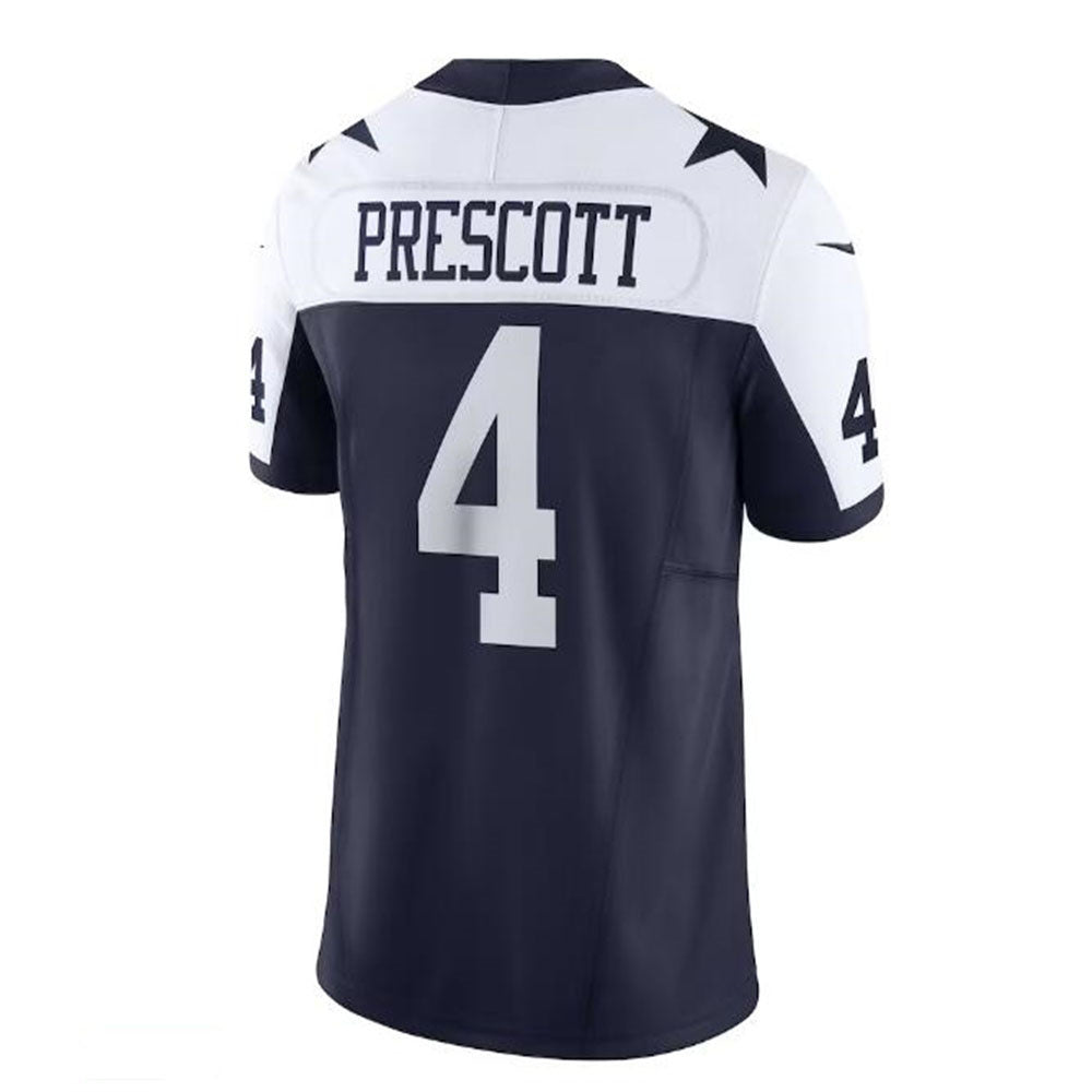 Dallas Cowboys #4 Dak Prescott Vapor F.U.S.E. Limited Jersey - Navy Stitched American Football Jerseys