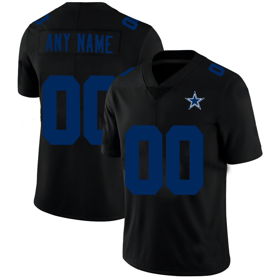 Custom Dallas Cowboys Football Jerseys Black American Stitched Name And Number Size S to 6XL Christmas Birthday Gift