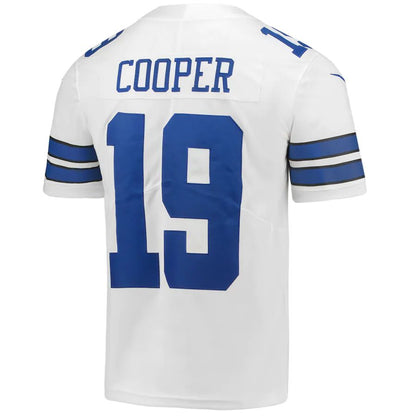 Dallas Cowboys #19 Amari Cooper White Vapor Limited Jersey Stitched American Football Jerseys