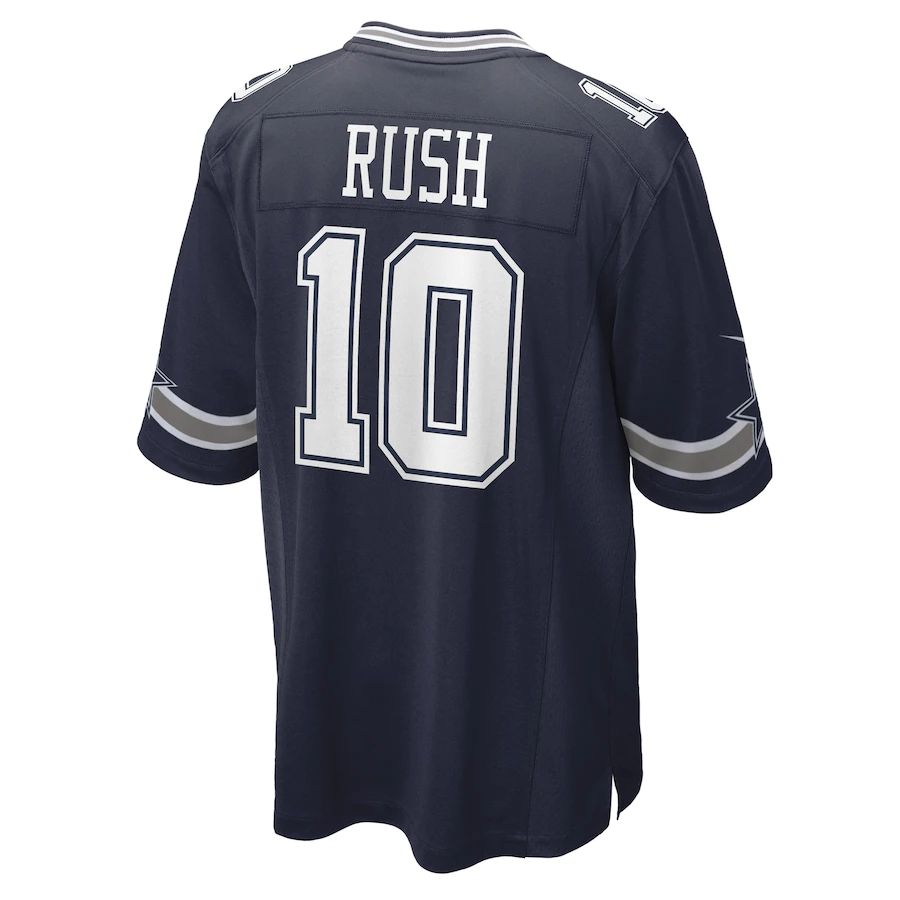 Dallas Cowboys #10 Cooper Rush Navy Game Player Jersey Stitched American Football Jerseys